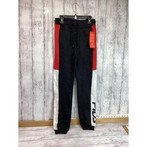 Preppy Streetwear Coquette Utility FILA Men's Sweatpants Joggers Small